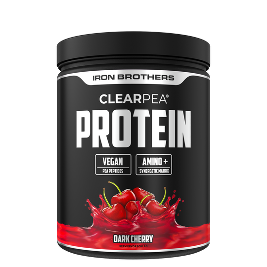 Clearpea Protein Dark Cherry Flavour - Veganes Clear Protein von Iron Brothers - Kirsch Geschmack