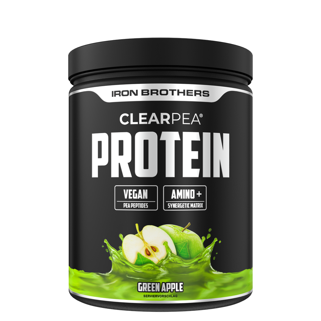 Clearpea Protein Green Apple Flavour - Veganes Clear Protein von Iron Brothers - Apfel Geschmack