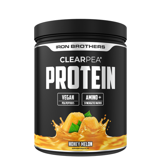 Clearpea Protein Honey Melon Flavour - Veganes Clear Protein von Iron Brothers - Honig Melonen Geschmack