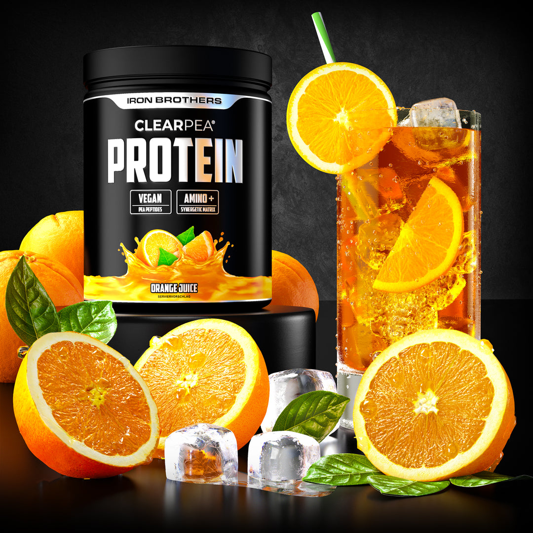 Clearpea Protein von Iron Brothers - Clear Protein Orange Juice - Vegan Protein