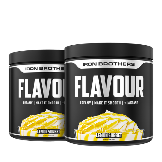 Creamy Flavour Geschmackspulver Doppelpack von Iron Brothers - Lemon Sorbet