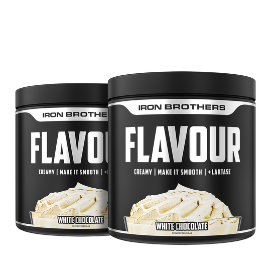 Creamy Flavour Geschmackspulver Doppelpack von Iron Brothers - White Chocolate