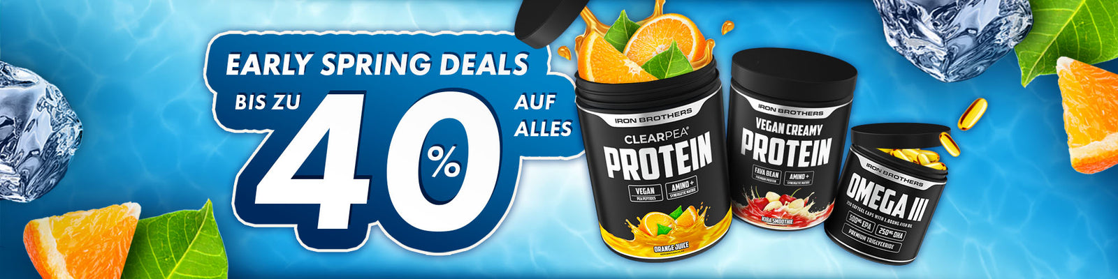 Early Spring Deals 2025 bis zu 40% auf ALLES! Nur bei Iron Brothers