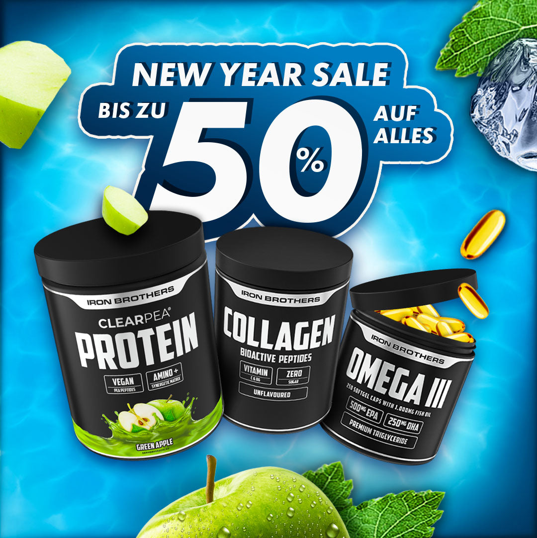 New Year Sale 2025 - bis zu 50% sparen nur bei Iron Brothers