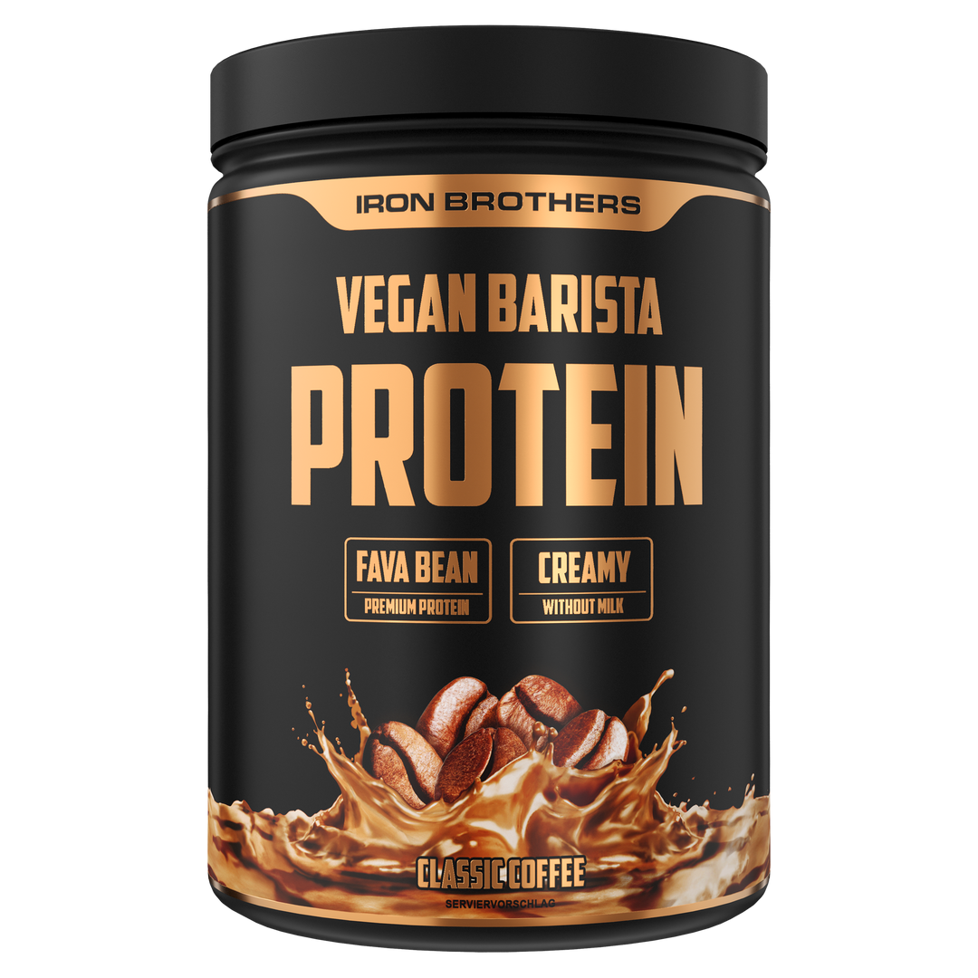 Vegan Barista Protein von Iron Borthers - Protein Kaffee mit echtem Kaffee und Vegan