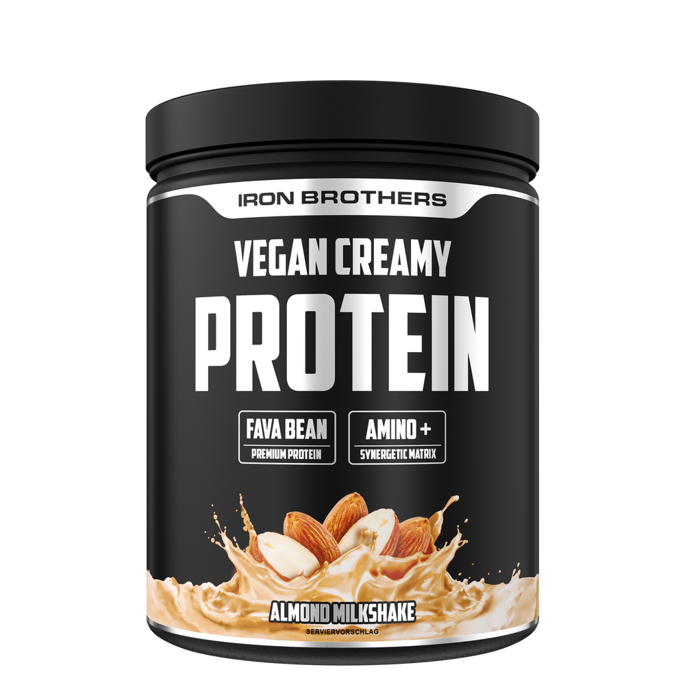 Vegan Creamy Protein - Almond Milkshake Flavour von Iron Brothers - Mandel Geschmack