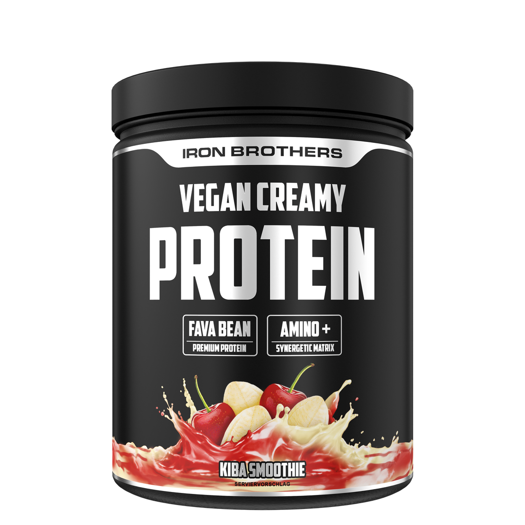 Vegan Creamy Protein - Kiba Smoothie Flavour von Iron Brothers - Kirsch Bananen Geschmack