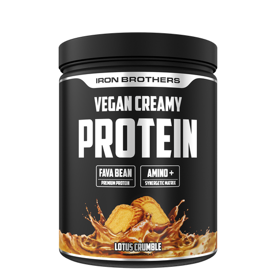 Vegan Creamy Protein - Lotos Crumble Flavour von Iron Brothers - Lotus Keks Geschmack