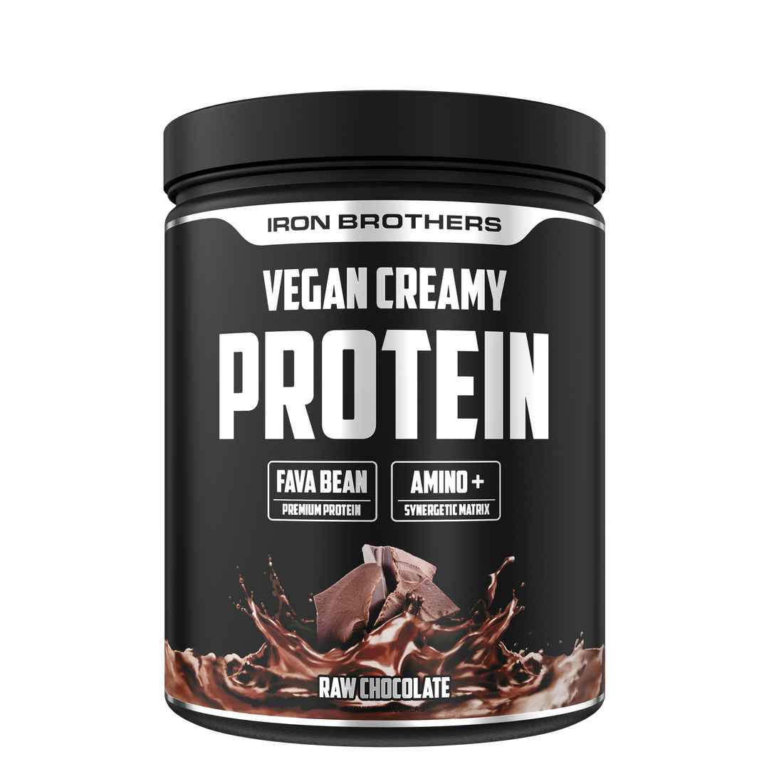 Vegan Creamy Protein - Raw Chocolate Flavour von Iron Brothers - Schokoladen Geschmack