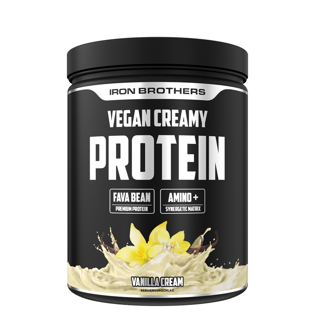 Vegan Creamy Protein - Vanilla Cream Flavour von Iron Brothers - Vanille Geschmack