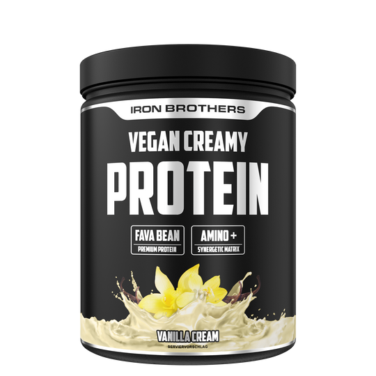 Vegan Creamy Protein - Vanilla Cream Flavour von Iron Brothers - Vanille Geschmack